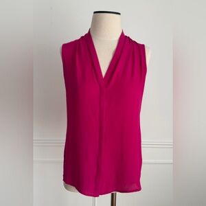 Banana Republic Fuchsia Sleeveless Blouse
